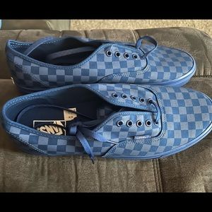 Blue checkered Van’s, brand new, no box